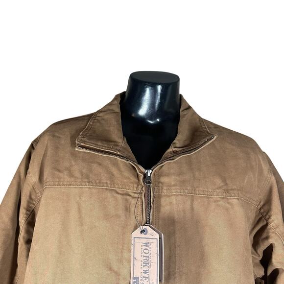 Destinations Workwear Montana Mens Heavy Work Jacket Duck Brown Insulated XL - Picture 3 of 16